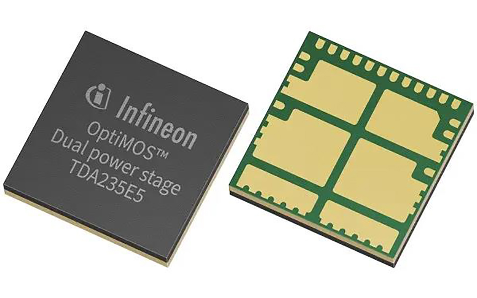 Infineon sets new power benchmark for AI accelerators and vertical power delivery with 2 Amm² dual-phase smart power stages
