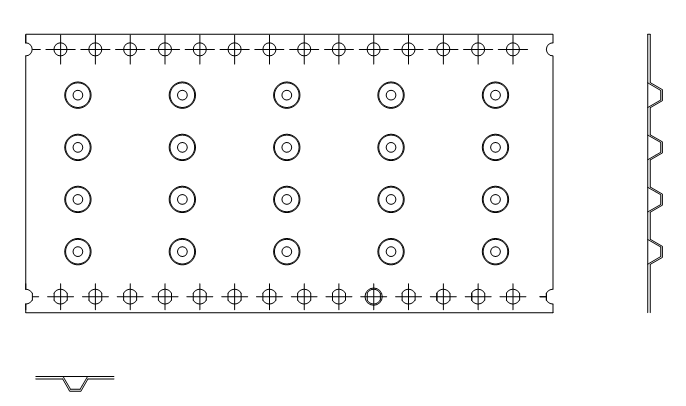 PS-super-clear-antistatic-carrier-tape-drawing